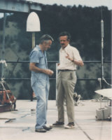 Charles Moore and Bernard Vonnegut in scientific discussion