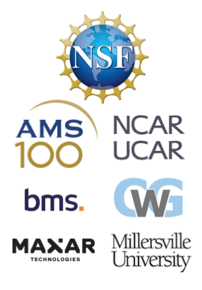 NSF, AMS, UCAR/NCAR, BMS, CWG, Maxar, Millersville U