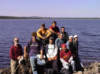 Field Mapping class on
          Ripogenus Lake, August 2002 - 4K jpg link to 58K jpg image