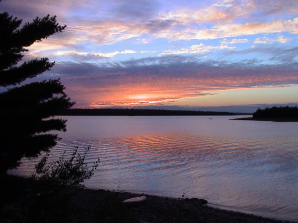 Lake Chesuncook sunset