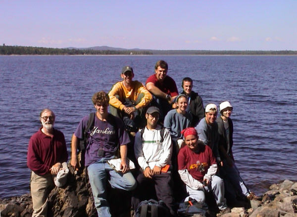 Field Mapping class, Ripogenous Lake, Maine, August 2002