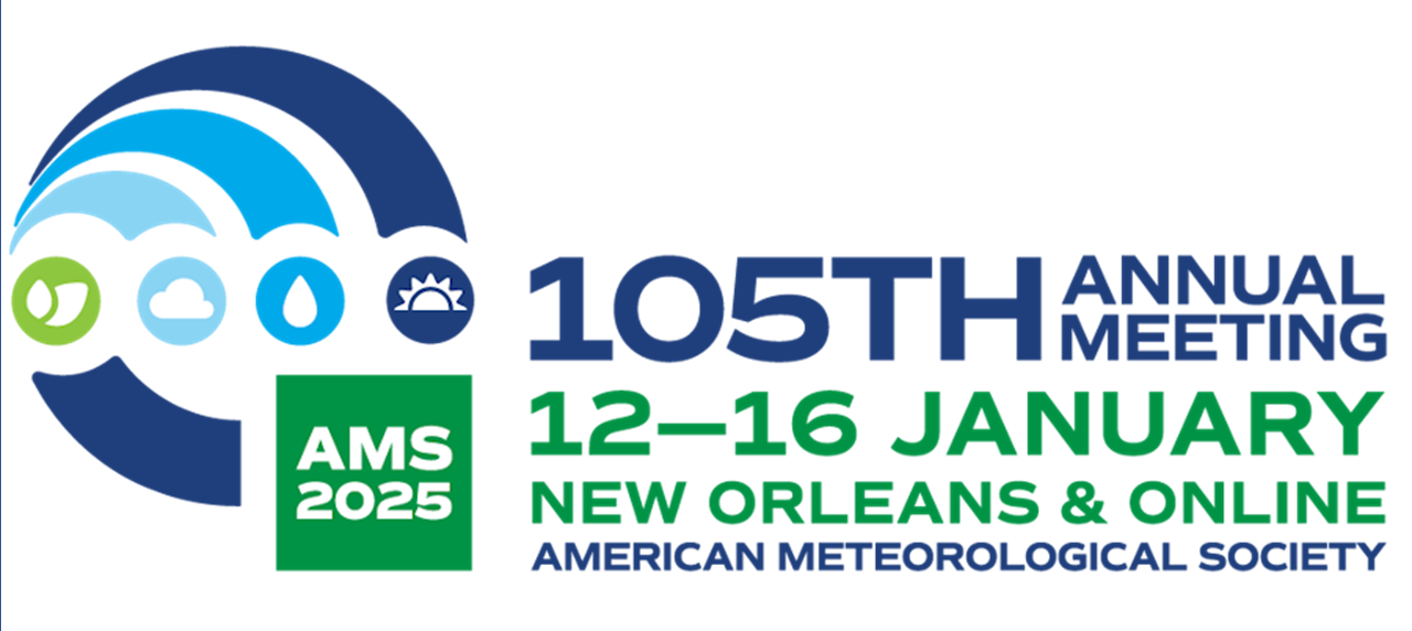 AMS 105th Annual Meeting logo.